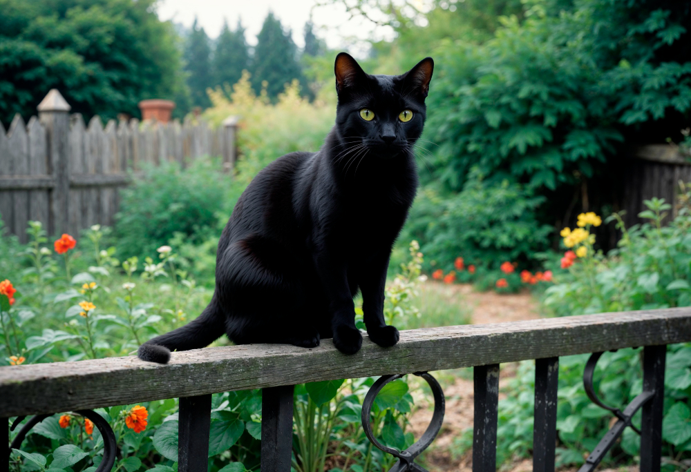 black cat spiritual meaning